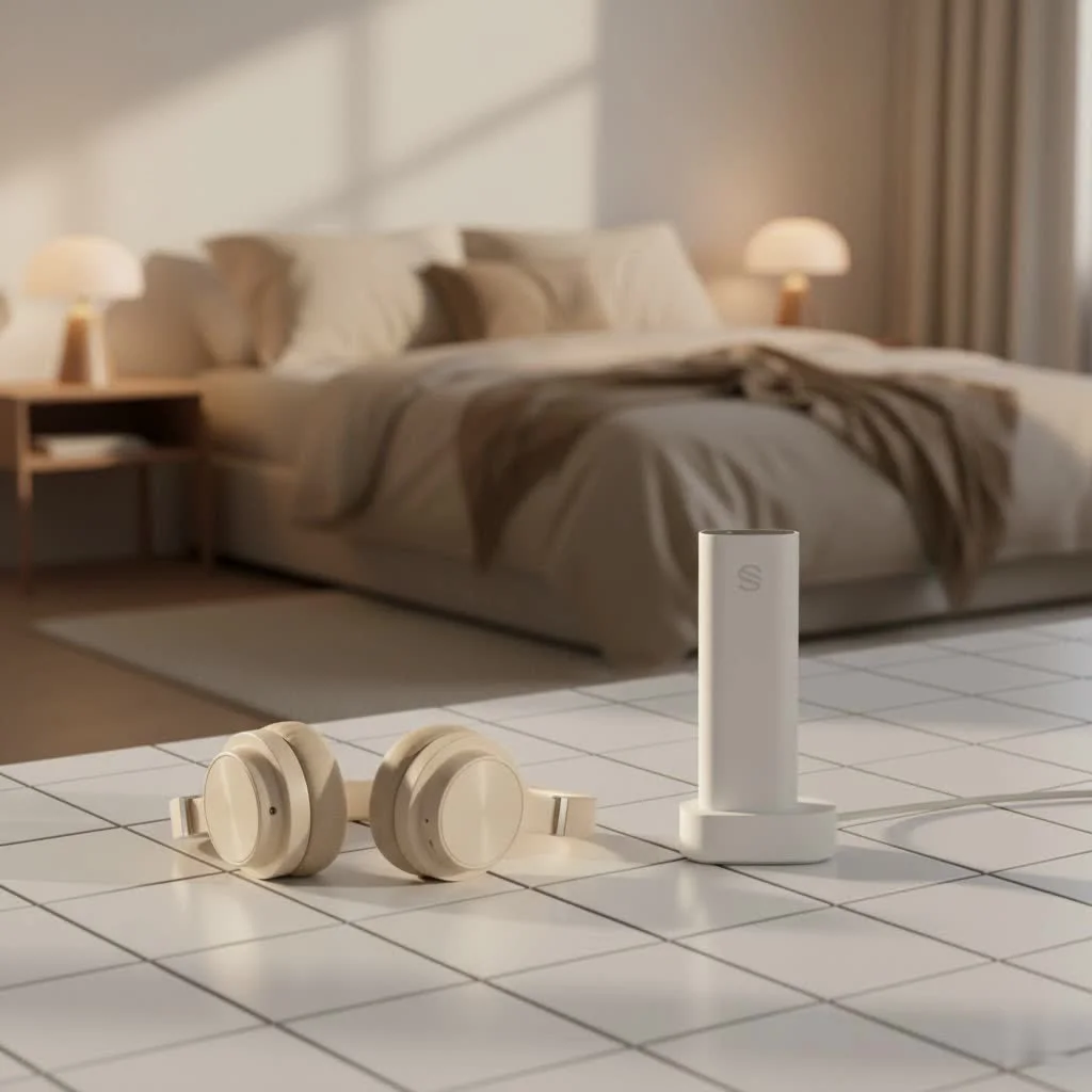 Roku streaming box connected to a television