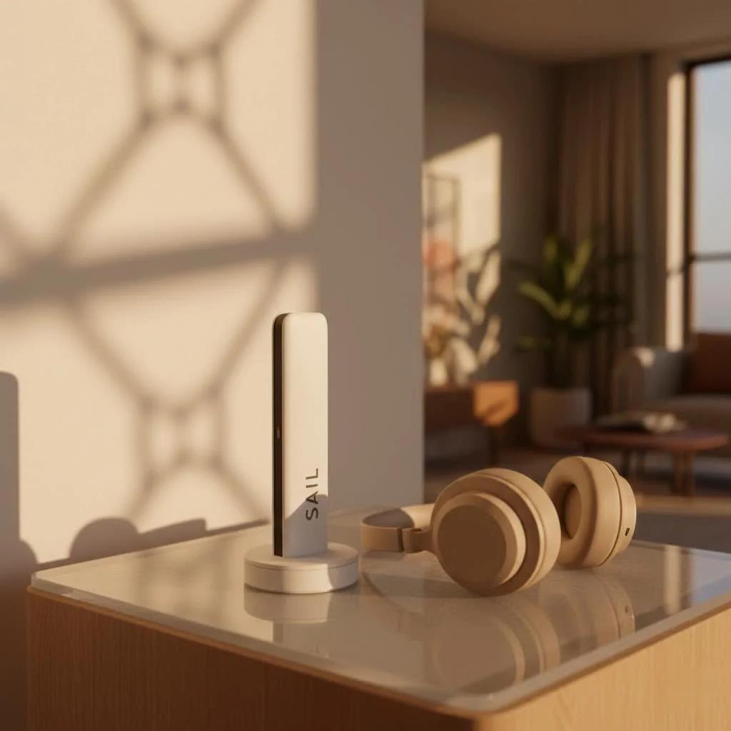 Amazon Firestick remote and device on a wooden surface